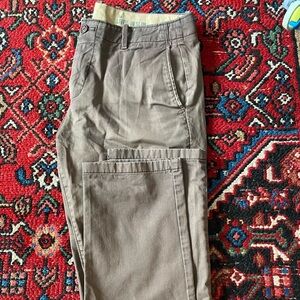 Gap 33x32 Lived-In Slim Mens pants, Brown